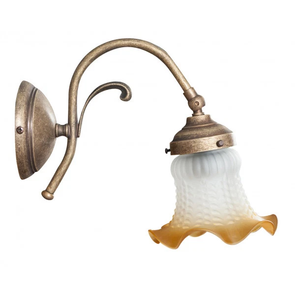 Lampada Applique A Muro per Interni Esterni da Parete in Ottone