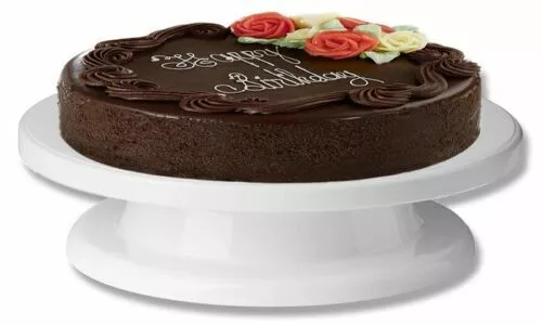 Kitchen Cake Stand Decorating Icing Rotating Revolving Turntable Display 28CM 3