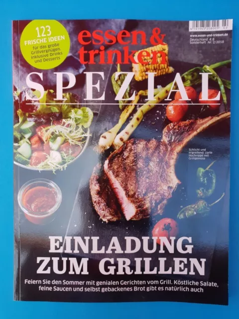 essen & trinken  Spezial Einladung zum Grillen Nr.2/2018   ungelesen 1A abs. TOP