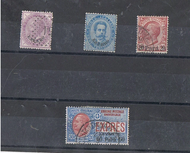 LEVANT/BUREAUX ITALIENS - Lot of old stamps. MNH and USED