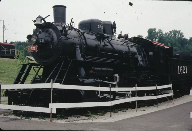 Frisco 2-10-0 steam engine Kodachrome original Kodak Slide