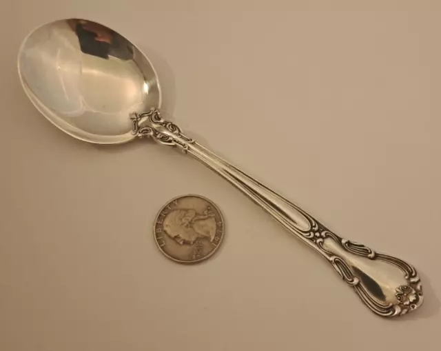 Chantilly by Gorham Sterling Silver 6 1/4" CREAM Soup Spoon OLD MARKS c.1895