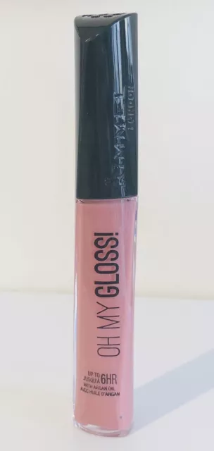 Rimmel London Oh My Gloss! Lip Gloss In 130 Purrr Glossy Cat 6.5ml Nude Pink NEW