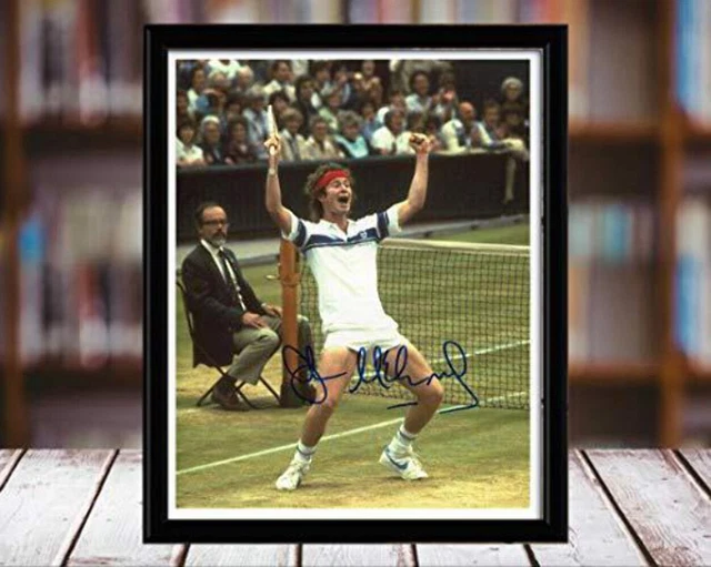 John McEnroe Autograph Replica Print