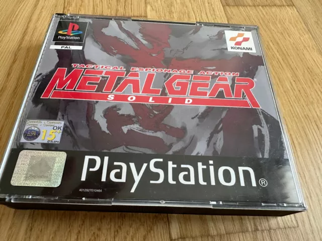 Metal Gear Solid - PAL ITA 🇮🇹 - Playstation 1 - PS1 - PSX