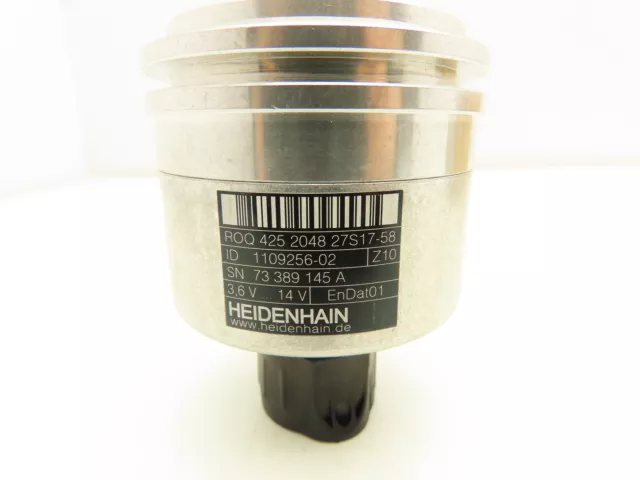 Heidenhain 1109256-02 Absolute Rotary Encoder 3.6 to 14V ROQ 425 2048 27S17-58 3