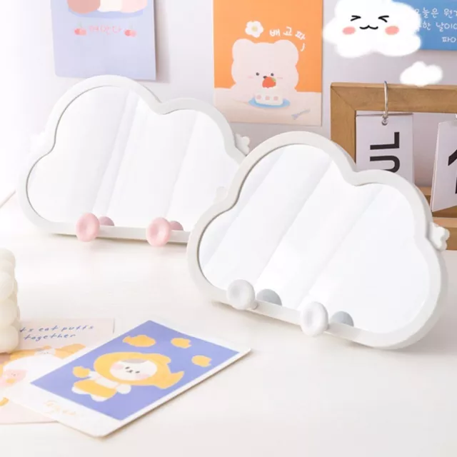 Foldable Cloud Makeup Mirror Wall Mounted Desktop Stand Mirror  Desktop