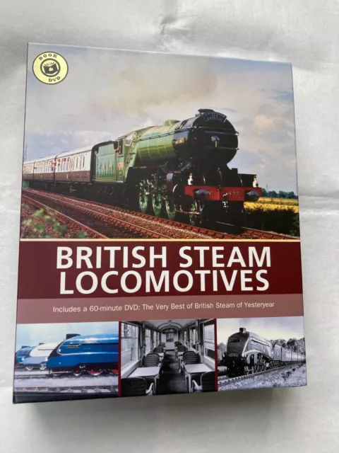 British Steam Locomotives Book & Dvd  (New)