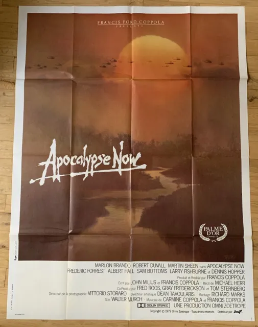 « Apocalypse Now » Affiche Originale 120x160cm 47"63" - 1979 - Coppola/Brando -