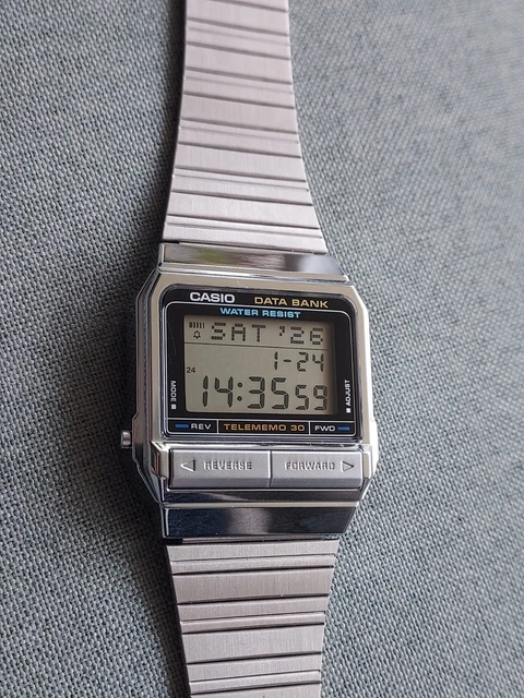 Montre Casio Databank Calculatrice - Quartz Illuminator Multi-langues - Occasion
