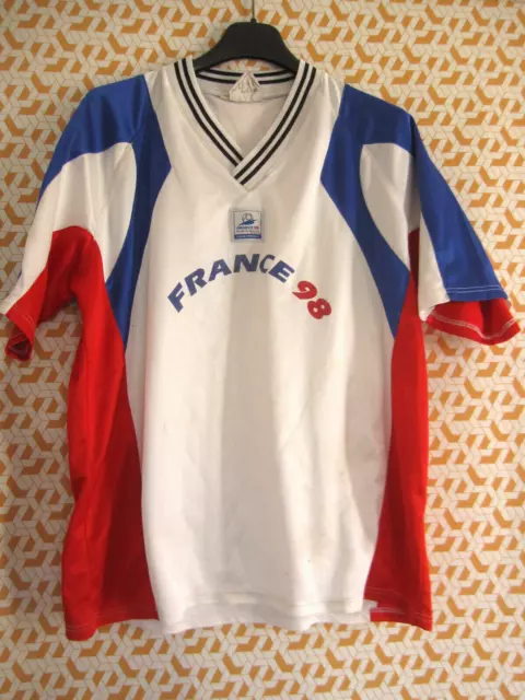 Tee Shirt France 98 sous licence Officielle vintage maillot Supporter - 14 ans