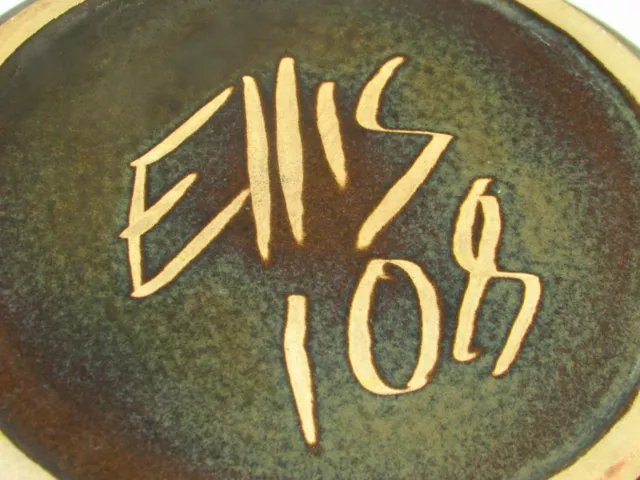 Ellis Pottery Ashtray "Blythe"  Ceramic Signed Base Australian Studio Ceramics 3