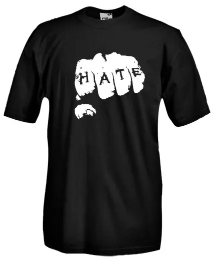 T-Shirt maglietta Sport P35 Hate Boxe Boxeur Boxing Pugilato Pugno Fight