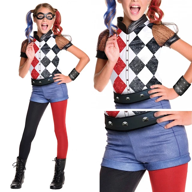 HARLEY QUINN VESTITO Carnevale Bambina Original WB Suicide Squad Cosplay  HAQUI01 EUR 49,90 - PicClick IT