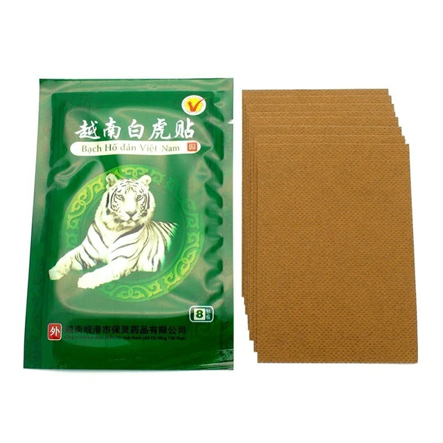 Lot De 40 Patchs Tigre Blanc – 5 Sachets De 8 – Neufs – Pour Customisation
