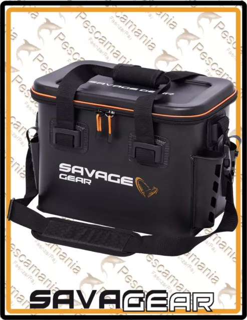 Sac Savage Gear Bateau & Bank PVC Étanche Port Cannes à Pêche Zone Jeu