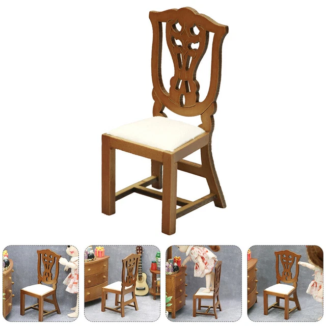 Mini silla de oficina manualidades mini silla mini muebles sin reposabrazos