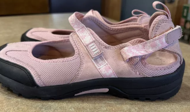 EUC LANDS END Womens Mary Jane Adjustable Strap Mesh Water Shoes