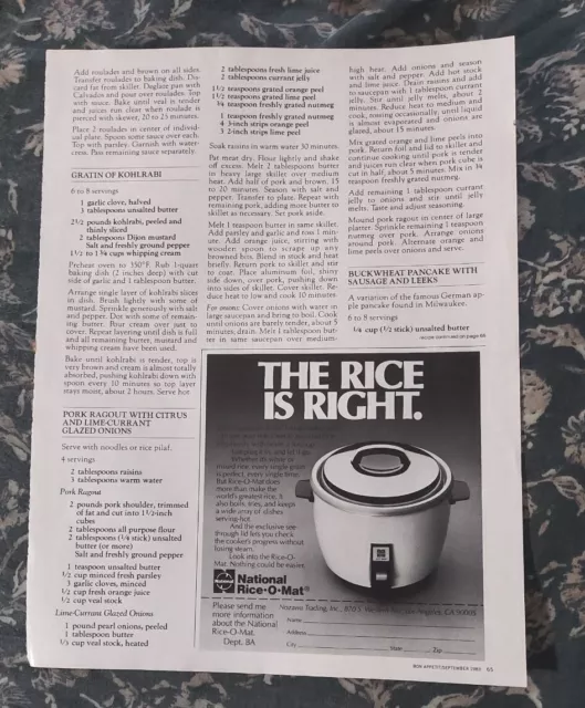Vintage National Rice O Mat Rice Cooker / Steamer Model SR-W10N Tested  Works