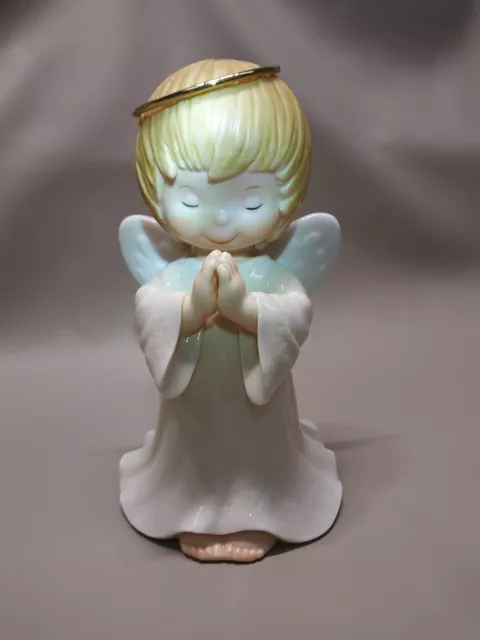 Classic Treasures Praying Angel Figurine Porcelain Collectible 8" Tall