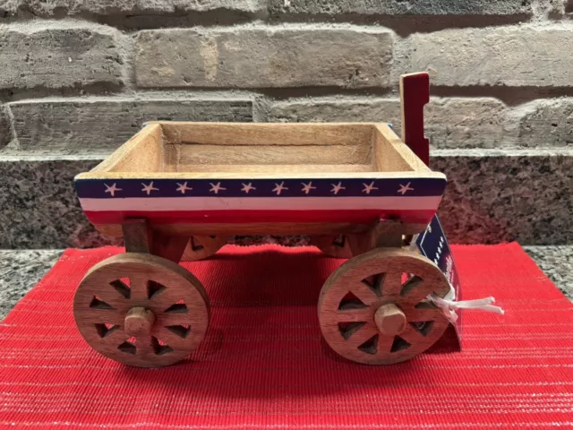 Martha Stewart 4th Of July Wooden Wagon