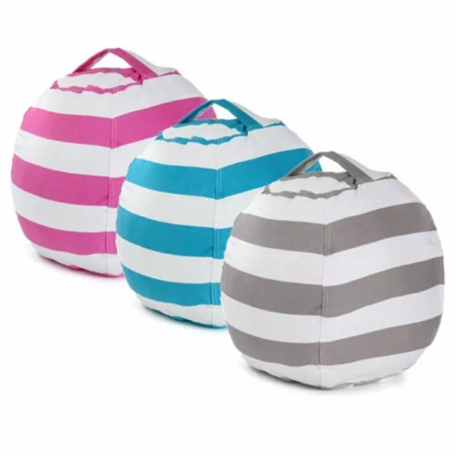 Posh Stuffable Kids Stuffed Animal Storage Bean Bag Chair Cover Childrens Toy