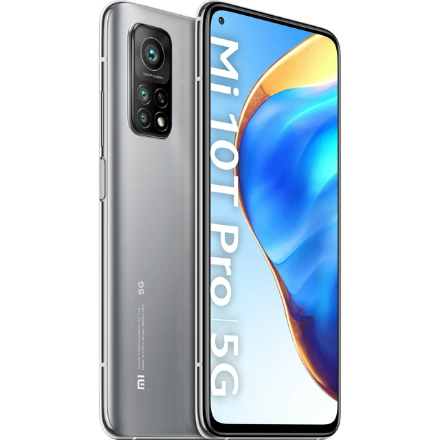 Xiaomi Mi 10T Pro 5G 256GB Lunar Silver NEU Dual SIM 6,67" Smartphone Handy OVP