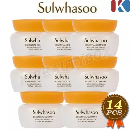 SULWHASOO Essential Comfort Moisturizing Cream 5ml x 14pcs Skin Care K-Beauty