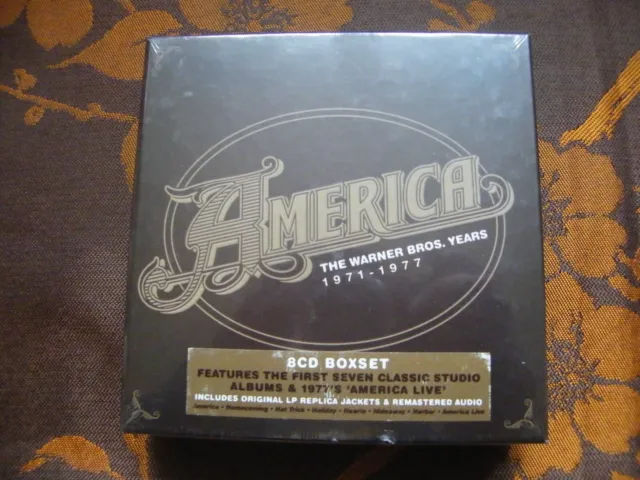 BOX SET 8 CD AMERICA - The Warner Bros. Years 1971-1977 / REMASTERED (2015) NEUF