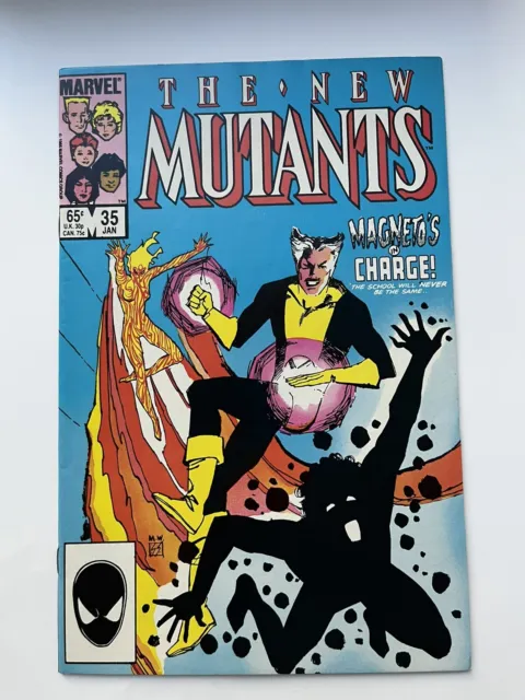 THE NEW MUTANTS - Vol 1 # 35 January 1986 Marvel Comics Comic Book X-men