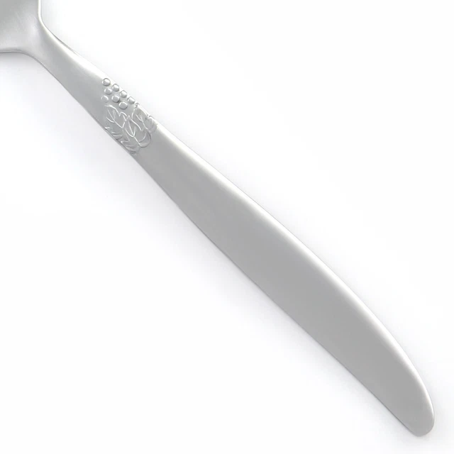 thumbnail image 2 of Salem Victoria Stainless Steel Flatware – Glossy Scroll Pattern, Made In Japan, Used Good Condition 2 of 5