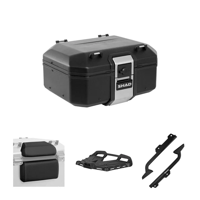 Support Dosseret Shad Pour Zontes E 350 - Noir - Confort Passager Moto