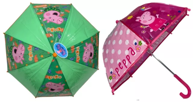 Ombrello pioggia ufficiale Peppa George Pig bambini ragazze ragazzi | idea regalo Peppa Pig
