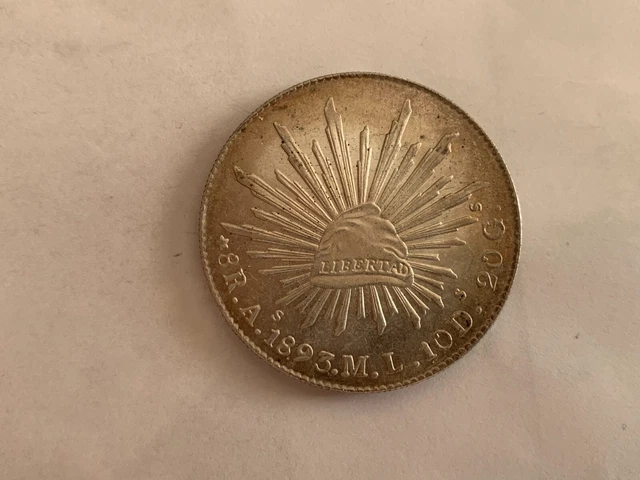1893 AS ML MEXICO 8 Reales