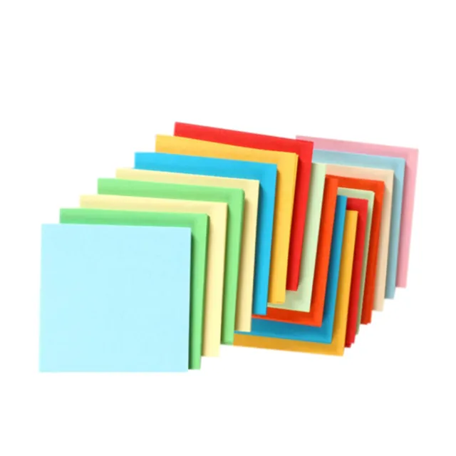 100 Sheets Farb-Origami Vogelkäfige Für Sittiche Farbiges Papier Kinder