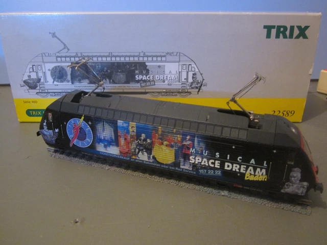 TRIX RIVAROSSI HO ART.1663 RARE LOCOMOTIVA ELETTRICA BLS 255 Ae 4/4 Non