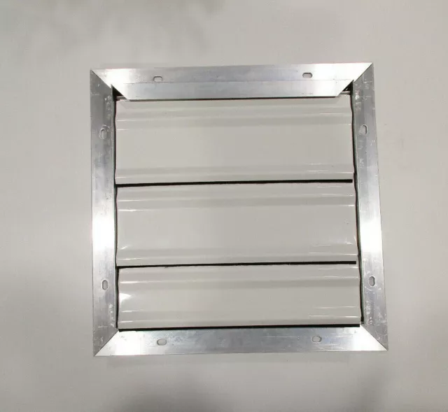 Dayton 12" Aluminum Wall Shutter Vent 12" x 12"