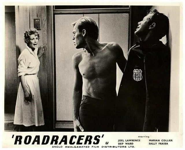 ROADRACERS ORIGINAL LOBBY Card Shirtless Skip Ward fighting Mason Alan