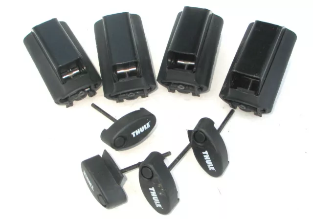 THULE 450 Crossroads Rack Railing Feet - Set of 4 ...Nice And Clean Cond.