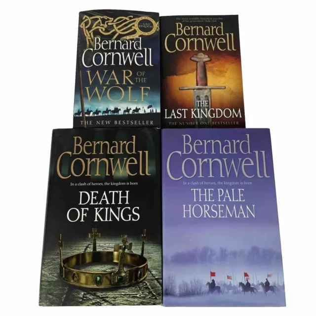 Bernard Cornwell The Last Kingdom Series 4 Books Collection Hardback / Paperback