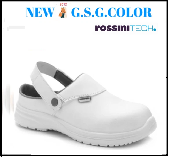 Zoccoli Da Lavoro Donna 41610 - Tomaia In Pelle, Plantare In Sughero, Suola Antiscivolo - Foto 8