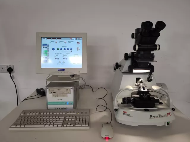 RMC Products PowerTome PC Ultramicrotome + LKB 7800 KnifemakerLab