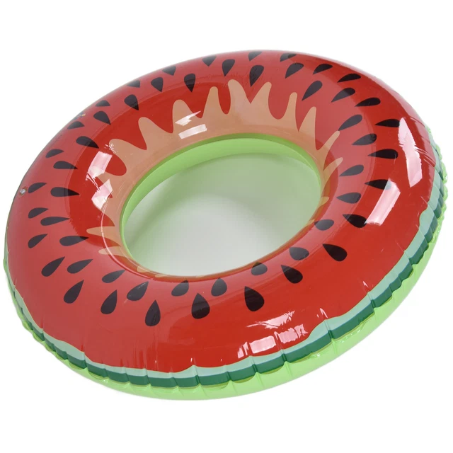 Inflatable Watermelon Pool Floats Safe Durable Vibrant Color Thick PVC