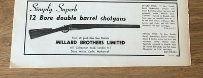 Millard Bros Advert11x8" Famous Baikal Guns: The 558 604 Ltd 532 STGUN36 