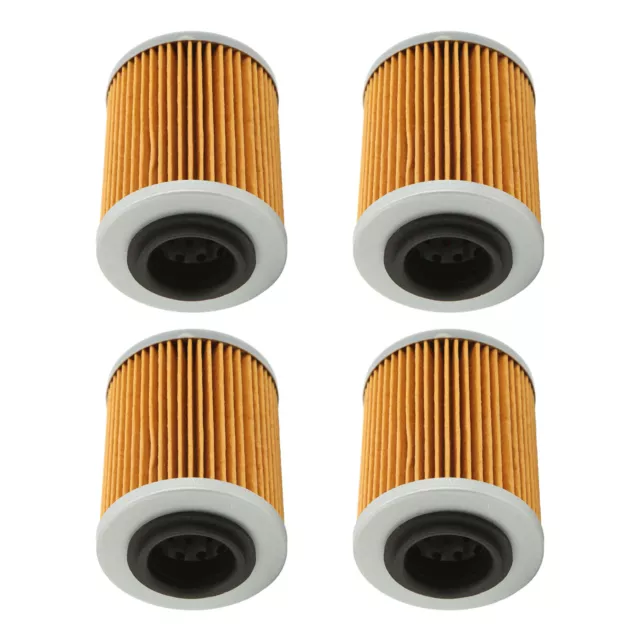 4pcs Oil Filter 420256188 KN152 HF152 Oil Filter For CAN AM 330 400 450 500