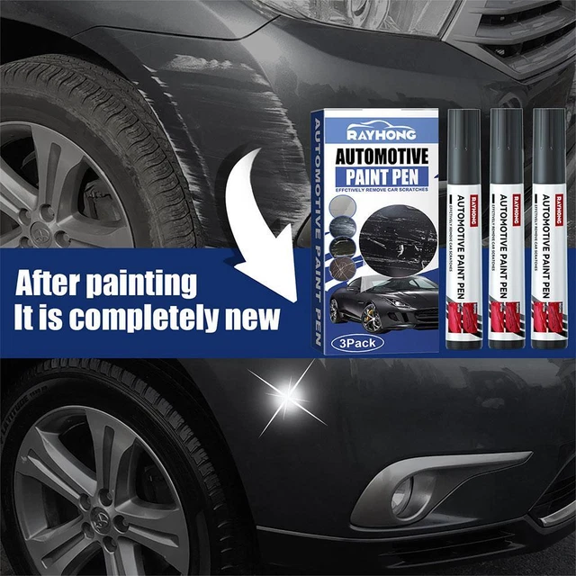 3pcs Car Scratch Repair Paint Pen Auto Up Clear Remover Black/White} Pen C4Q2