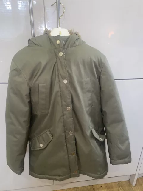 Bonpoint Kids Khaki Coat Age 10 RRP  £475