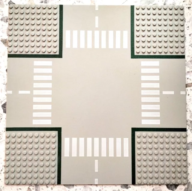 LEGO cruce - Base 25,5 x 25,5 cm.