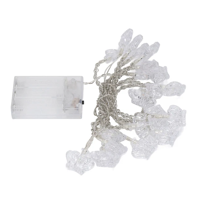 Battery String Lights Crown String Lights ABS Material For Wedding For Bedroom