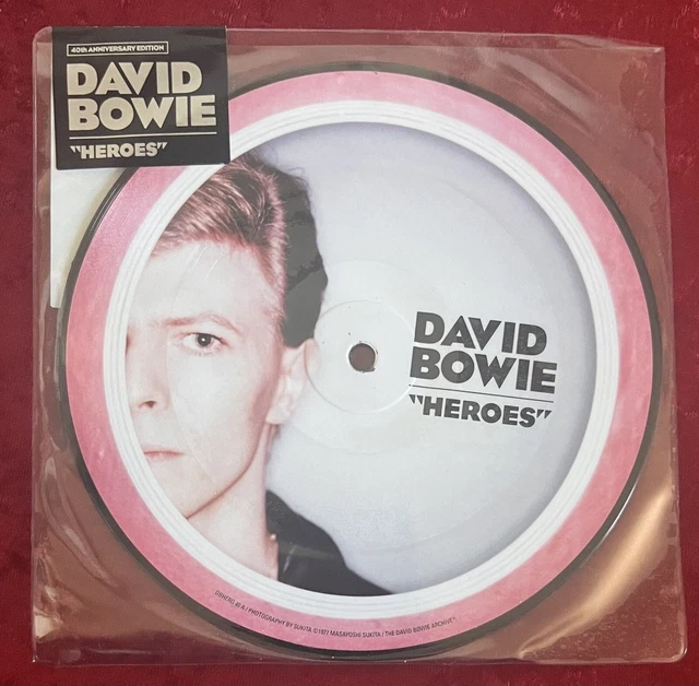 DAVID BOWIE 40TH Anniversary Picture Disc Heroes New and Sealed/Mint ...